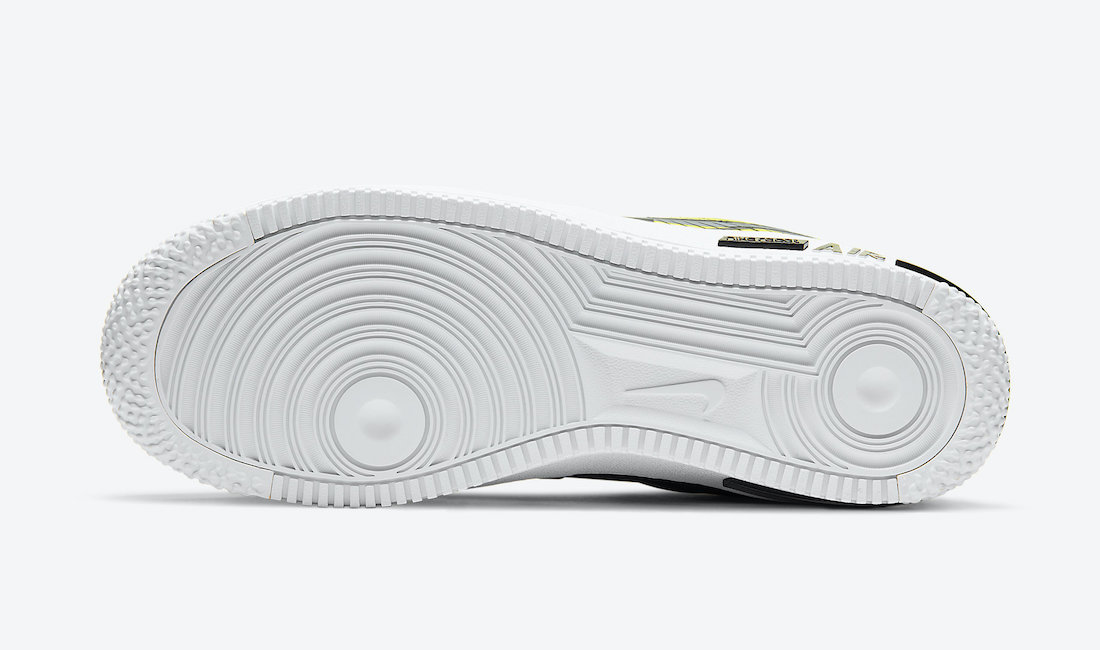 Официальные изображения кроссовок 3M x Nike Air Force 1 React D / MS / X