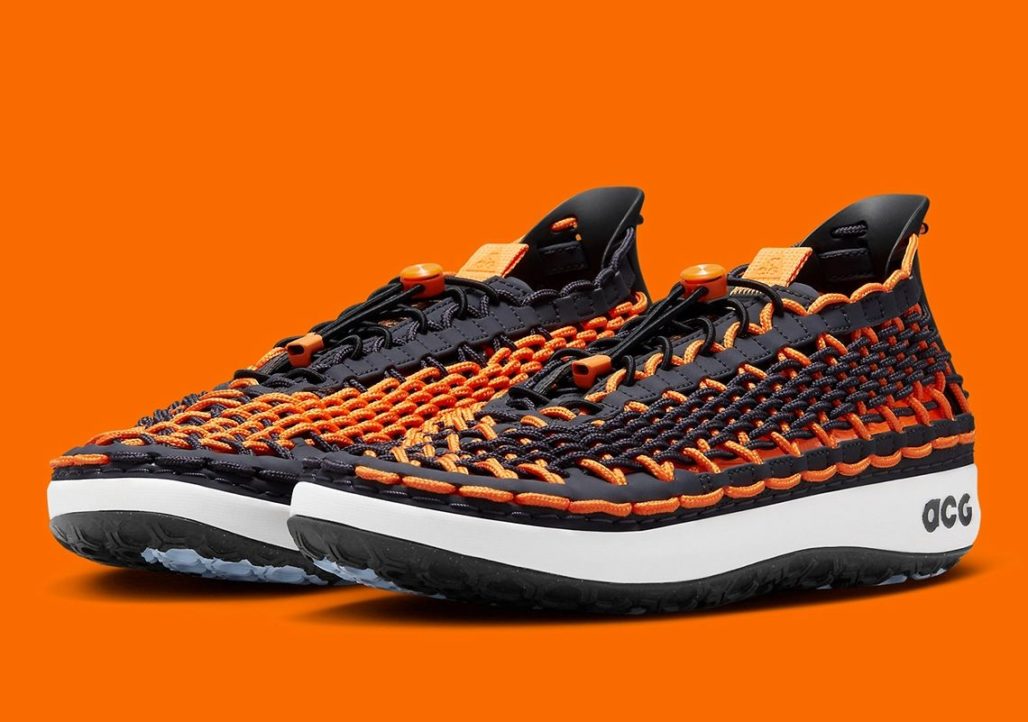 Nike ACG Watercat+ в черно-оранжевом цвете