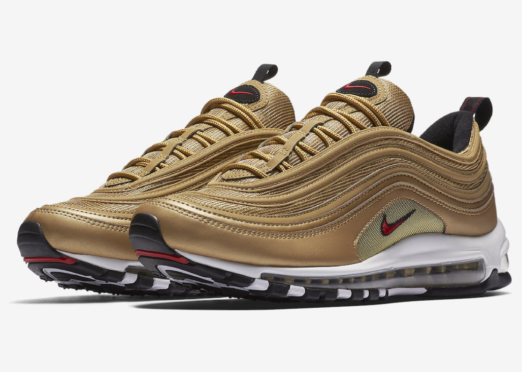 Переиздание Nike Air Max 97 «Golden Bullet» 2023 года