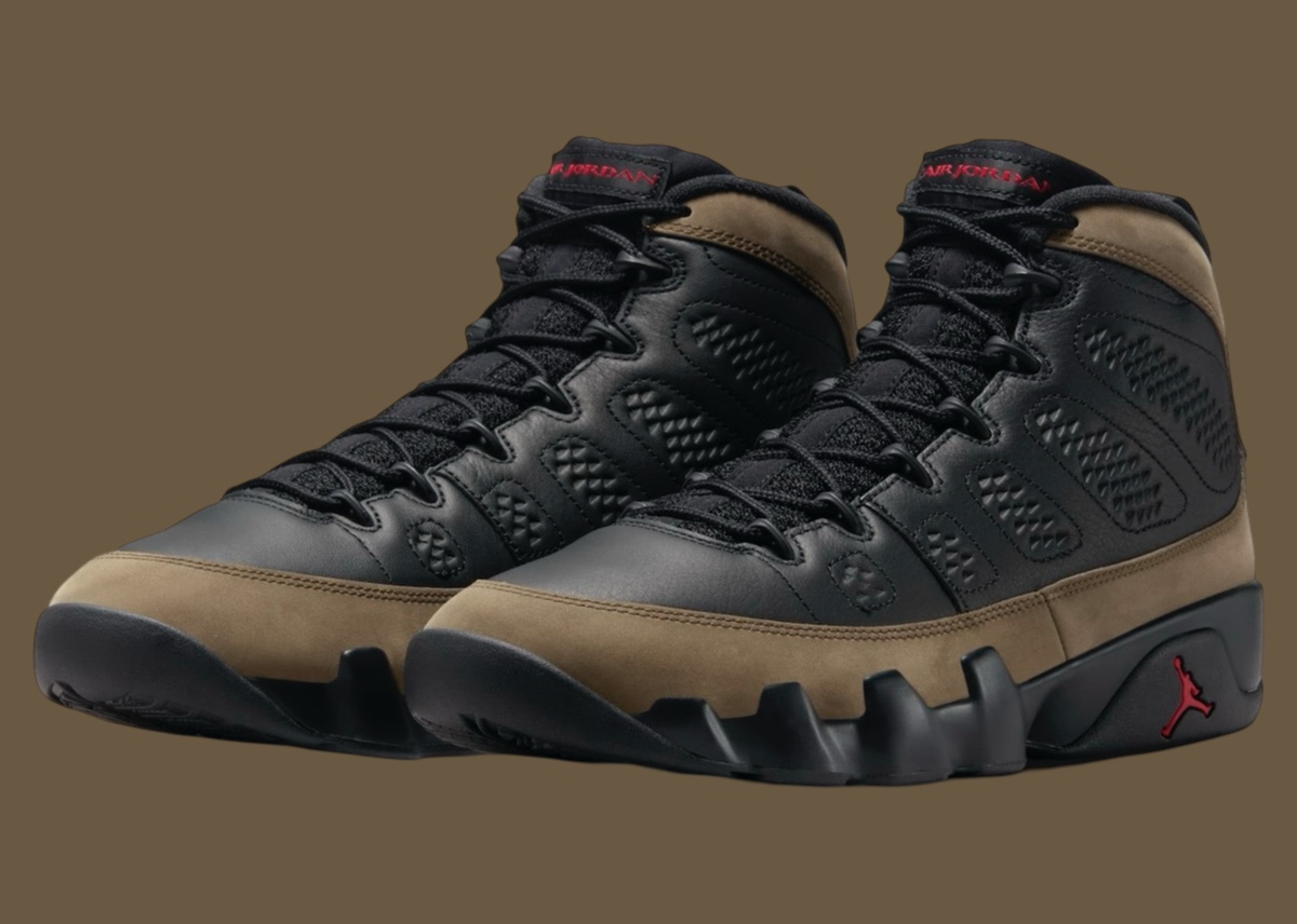 Релиз Air Jordan 9 в цвете «Light Olive»
