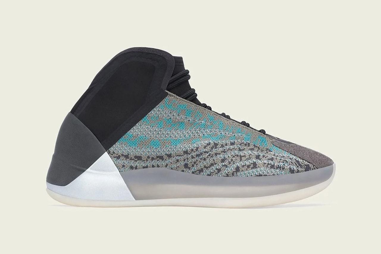 Кроссовки Adidas YEEZY QNTM в новой цветовой гамме “Teal Blue”