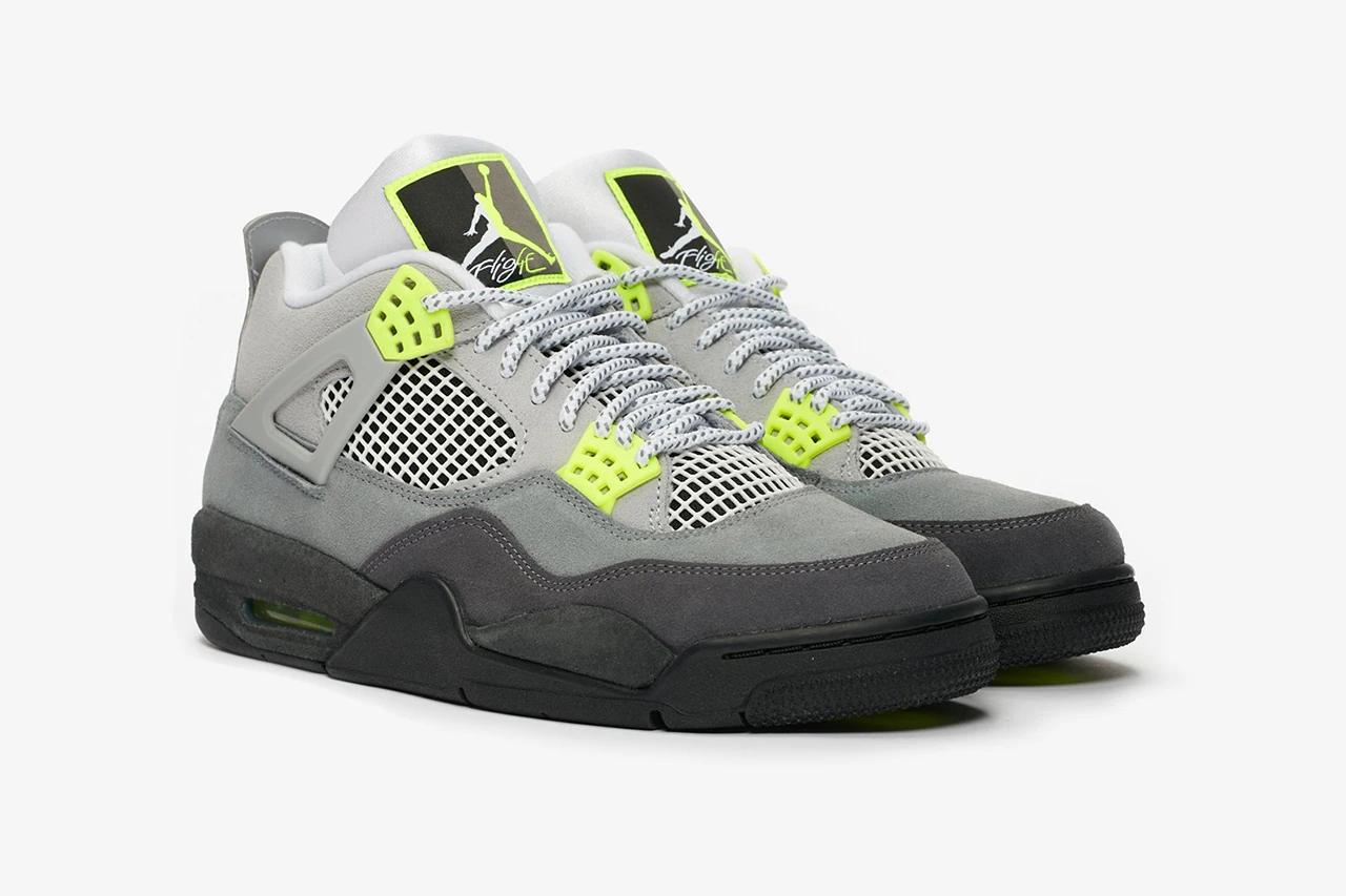 Jordan 4 с цветовым решением от Nike 95 “Neon”