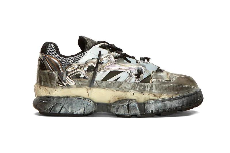 Металлизированные Maison Margiela Fusion Low Sneaker