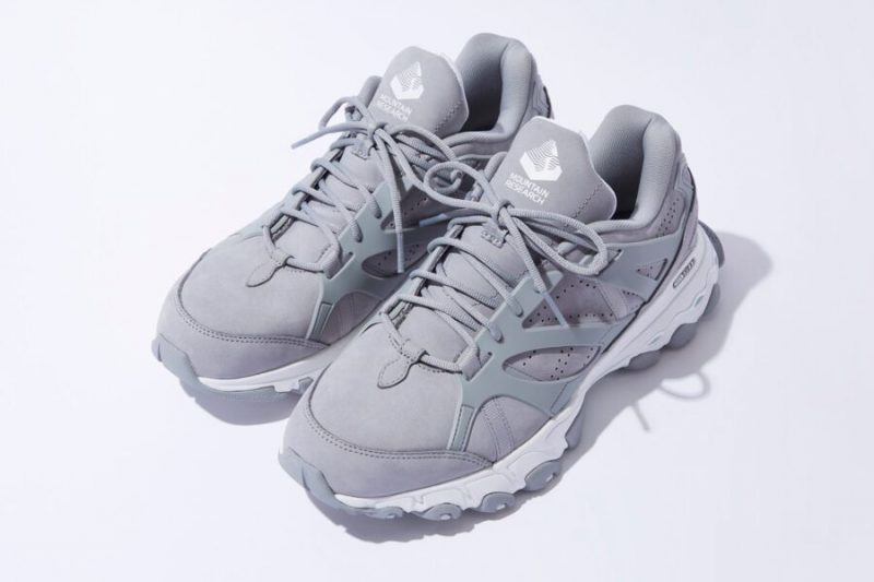 Кроссовки Mountain Research x Reebok DMX Trail Shadow «Pure Grey» в стиле 80-х