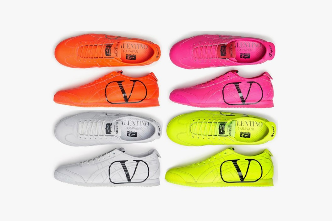 Valentino приносит итальянскую роскошь в Onitsuka Tiger Mexico 66
