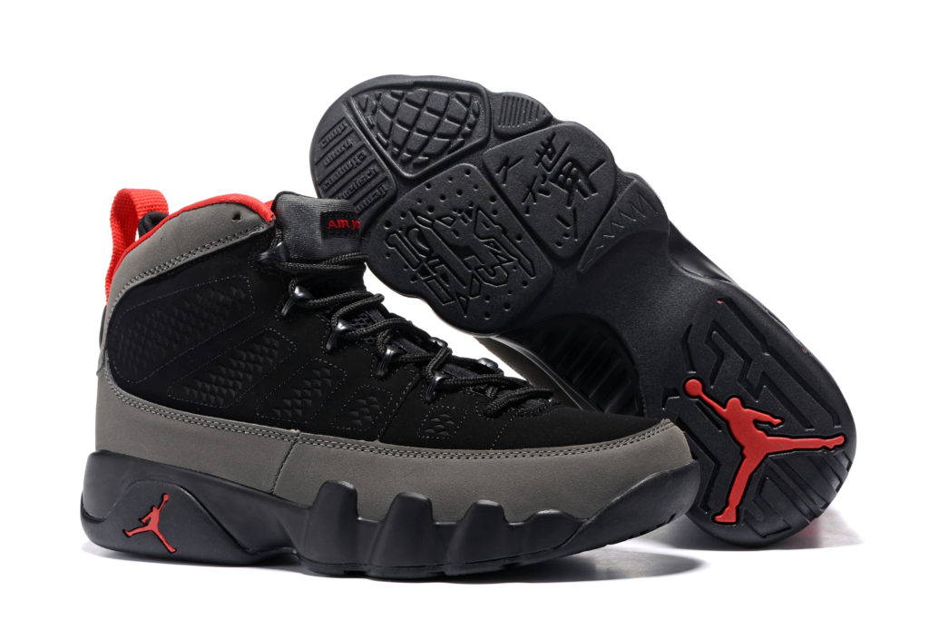 New Air Jordan 9 Retro Charcoal Black Dark Charcoal True Red 2