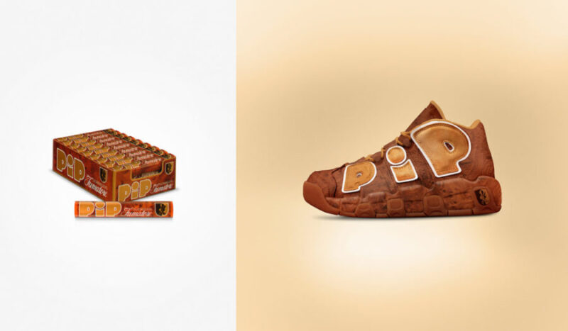 Итальянские бренды изображенные на дизайне кроссовок