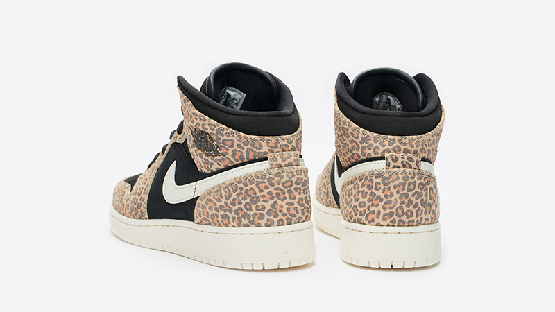 Nike Air Jordan 1 Mid Leopard Print