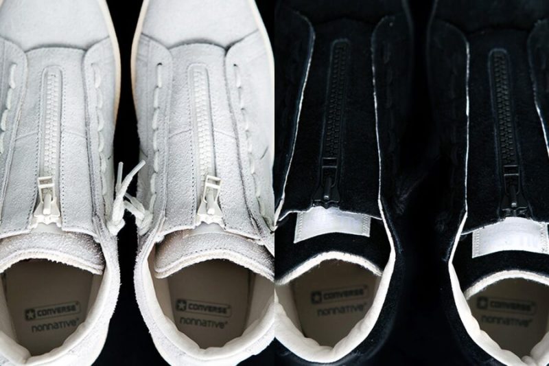 Японский бренд Nonnative совместно с Converse представили кроссовки Pro Leather Hi