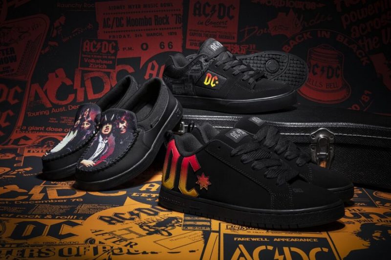 Кроссовки DC Shoes в честь 40-летия альбома AC/DC Back In Black