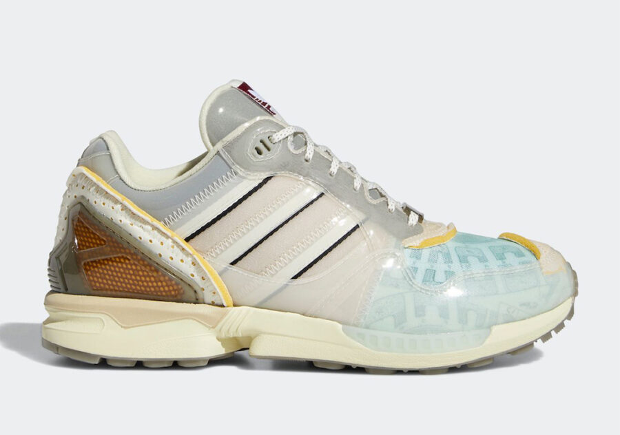 Деконструкция в кроссовках Adidas ZX 6000 Inside Out
